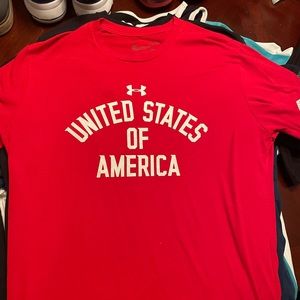 Under armour red USA